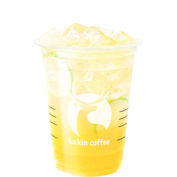 百香果凤梨气泡水（鲜柠）